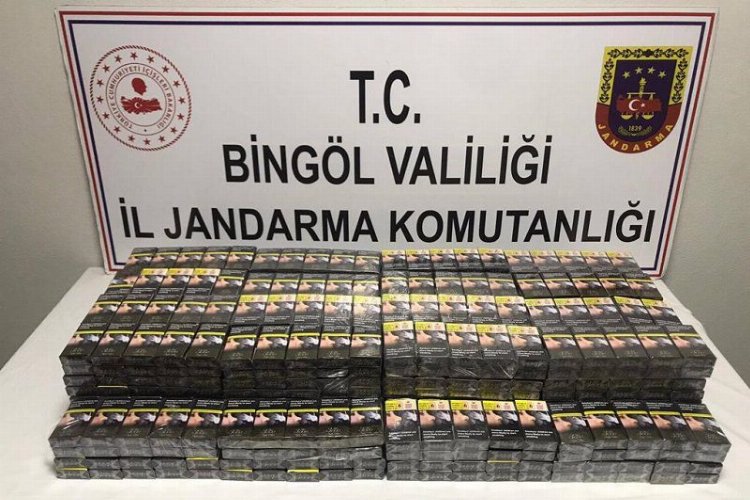 Bingöl'de kaçak sigara operasyonu -