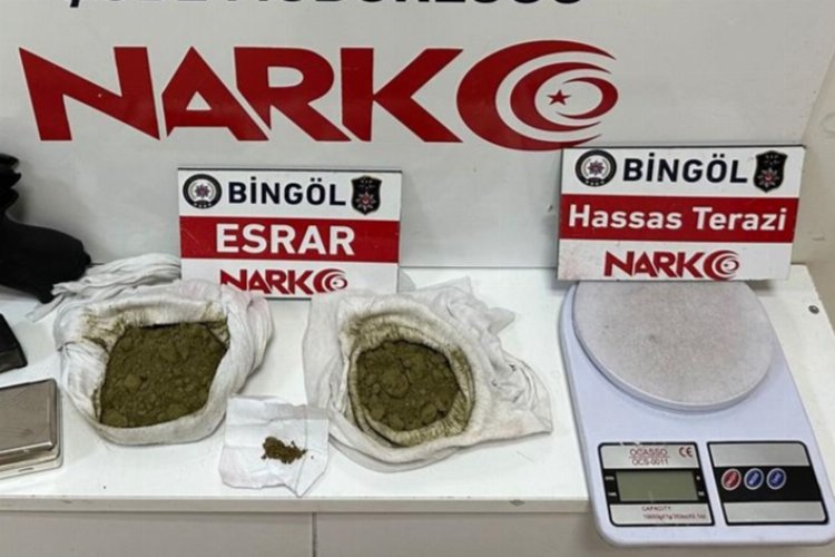 Bingöl'de uyuşturucuya 2 tutuklama -