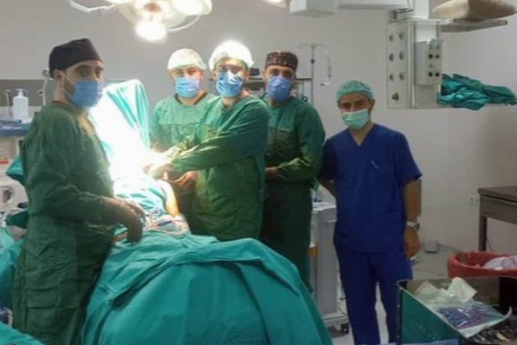 Bingöl Devlet'te narkozsuz klavikula ameliyatı -