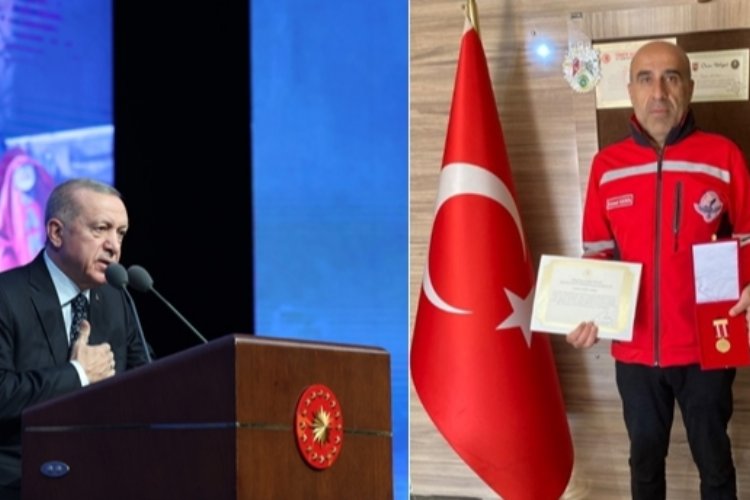 Bingöl İtfaiye Ekibi'ne Erdoğan'dan ödül -