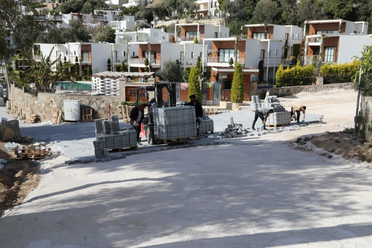 Bodrum'da alt ve üst yapı çalışmalarına devam -