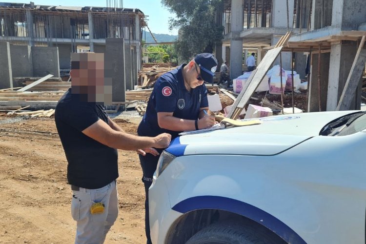 Bodrum'da inşaat denetimleri sürüyor -