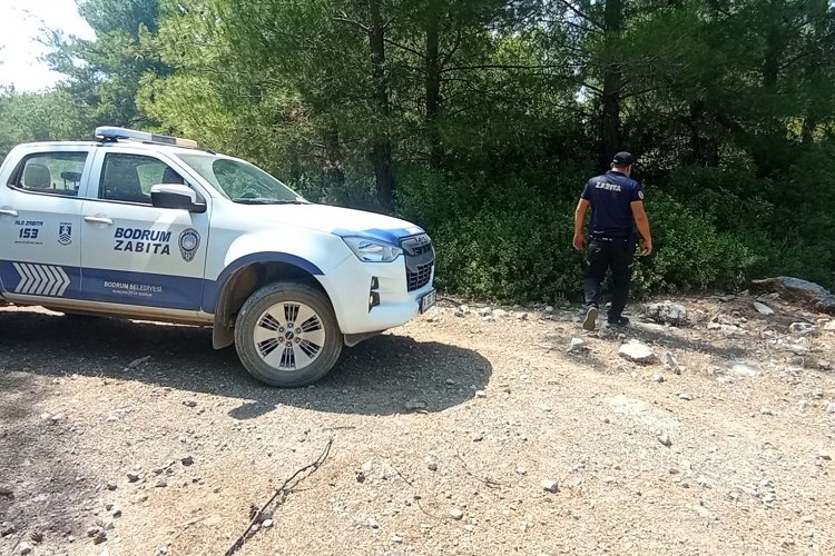 Bodrum'da yangına karşı itfaiye hazırlandı -