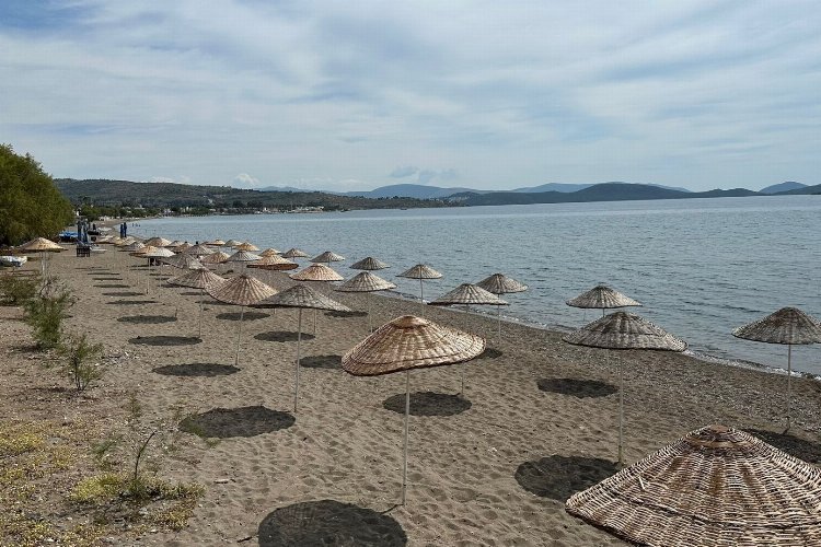 Bodrum plajları yaza hazırlanıyor -
