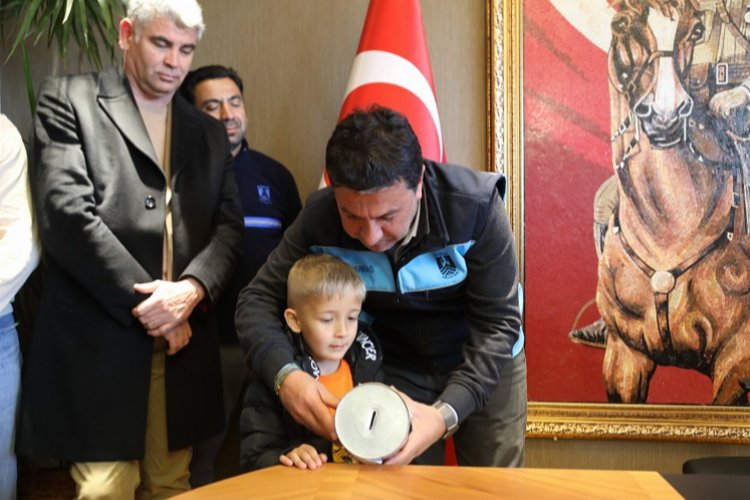 Bodrumlu minik Mehmet'ten anlamlı bağış -
