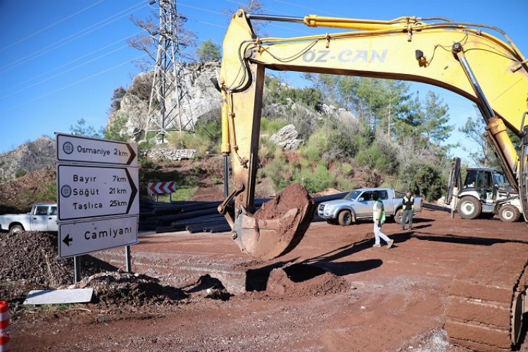 Bozburun içme suyu hattında 10 kilometre daha tamamlandı -