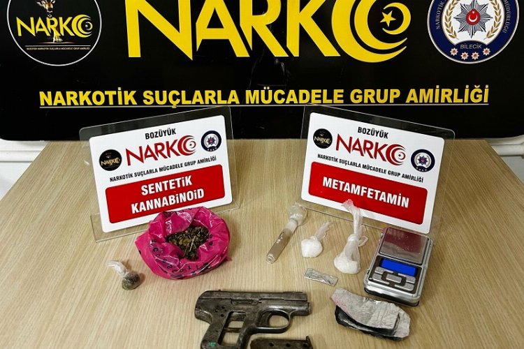 Bozüyük'te uyuşturucuyla mücadelede 2 tutuklama -