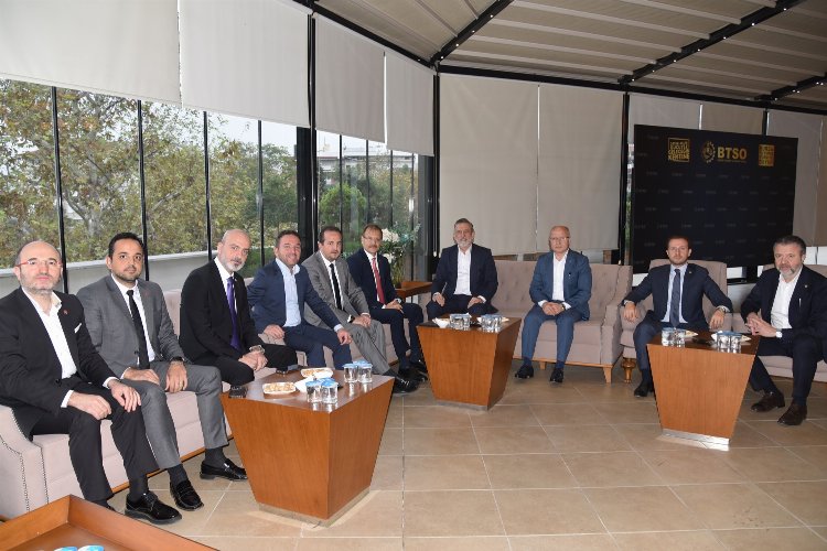 BTSO yönetimine AK Parti'den 'hayırlı olsun' ziyareti -