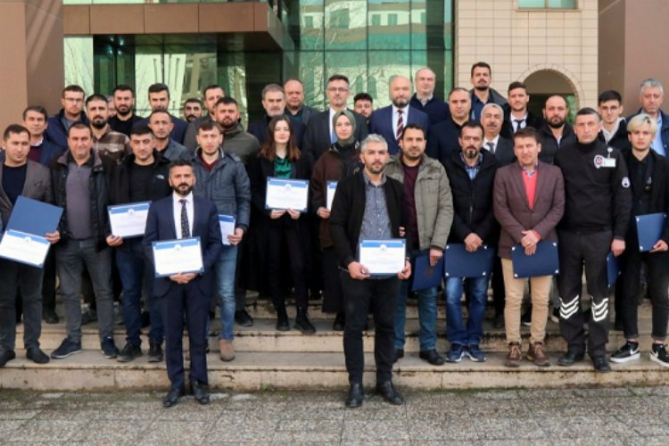 BTÜ'nün kahramanlarına teşekkür belgesi -