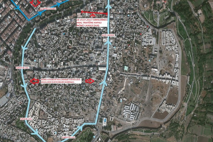 Bu cadde 7 gün araç trafiğine kapatılacak -
