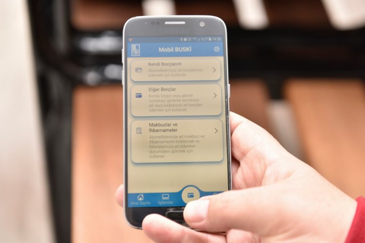 Bursa BUSKİ'den mobil güncelleme -