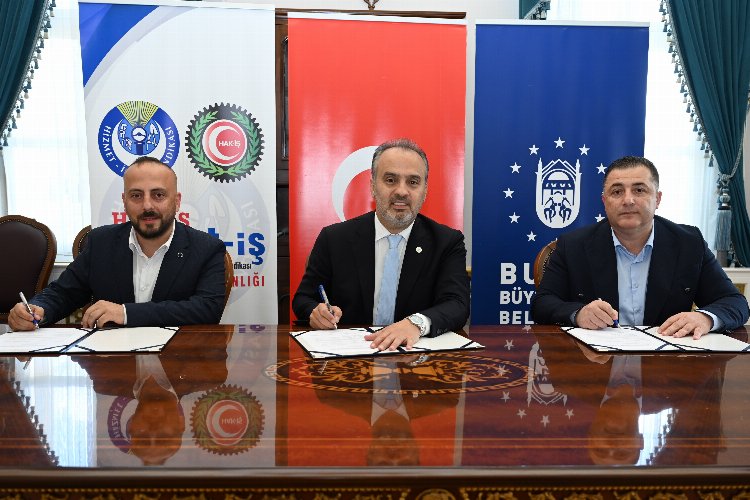 Bursa Büyükşehir'de toplu sözleşme sevinci -