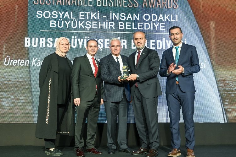 Bursa Büyükşehir'e 'sürdürülebilirlik' ödülü -