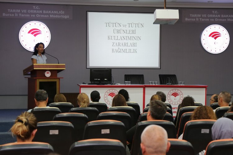 Bursa'da bağımlılık yapıcı maddelerle mücadele semineri -