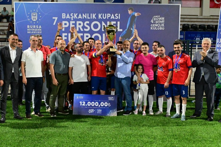 Bursa'da 'Başkanlık Kupası' BUSKİ Bilgi İşlemin -