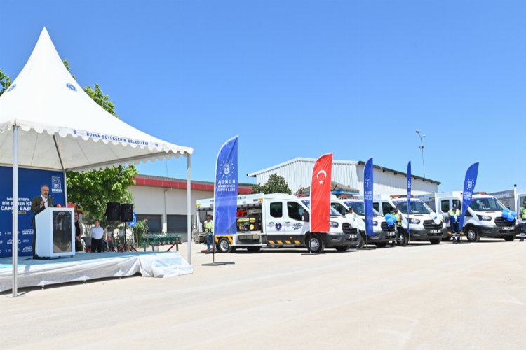 Bursa’da Büyükşehir filosuna 16 araçlık takviye -