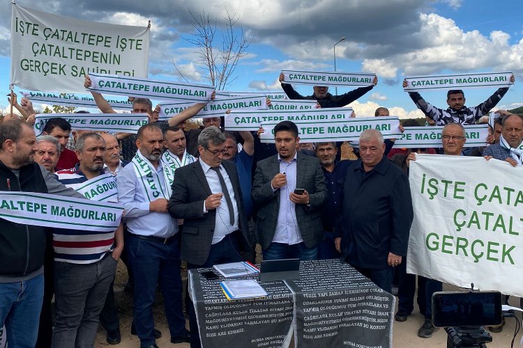 Bursa'da Çataltepe mağdurları çıkış arıyor! -