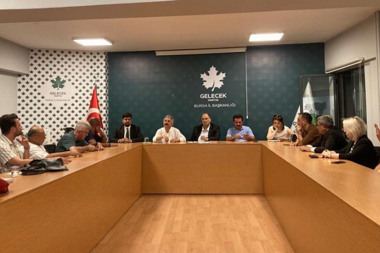 Bursa'da 'Gelecek'ten jet toplantı! -