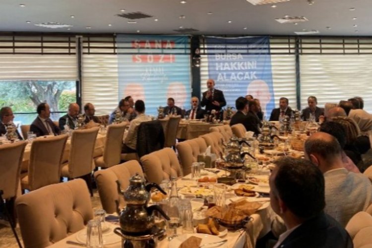 Bursa'da iş insanlarıyla 'Saadet'li buluşma -