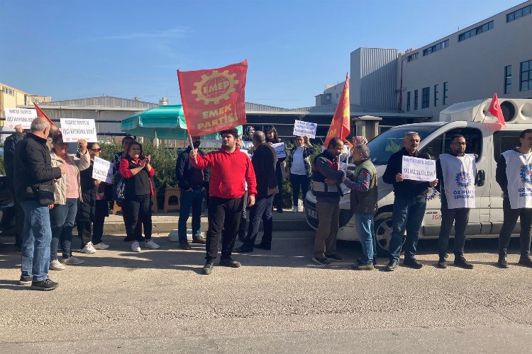 Bursa'da işten atılan tekstil işçilerine 'Emek' desteği -