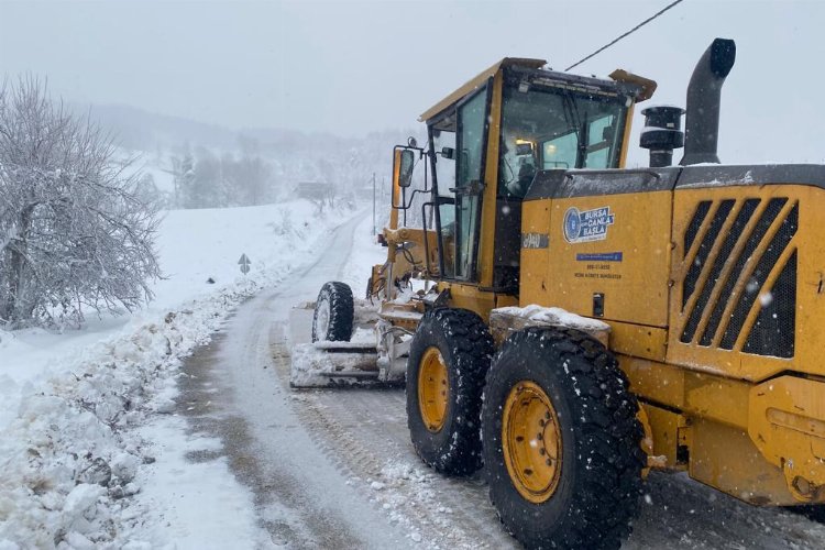 Bursa'da kar mesaisi -