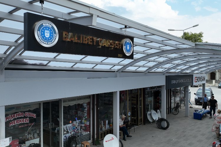 Bursa'da tarihi Balıbey'e konfor geldi -