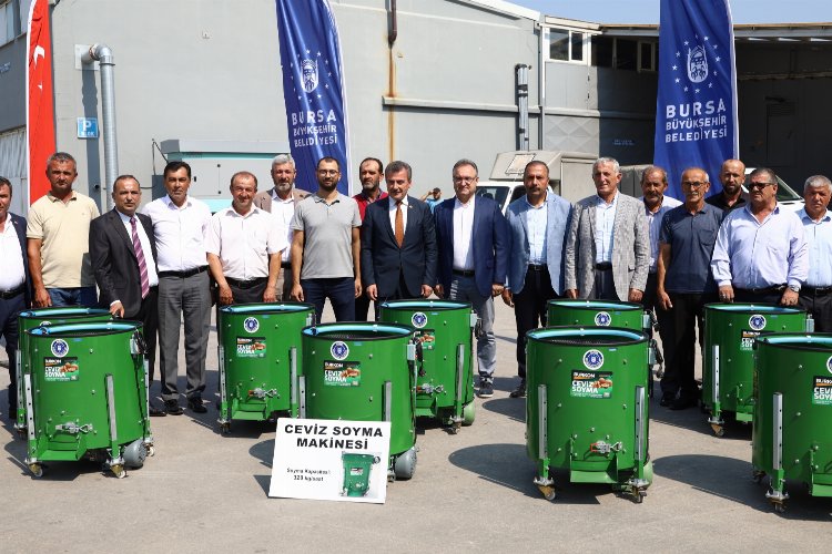 Bursa'da üretim çiftçiden, destek Büyükşehir'den -