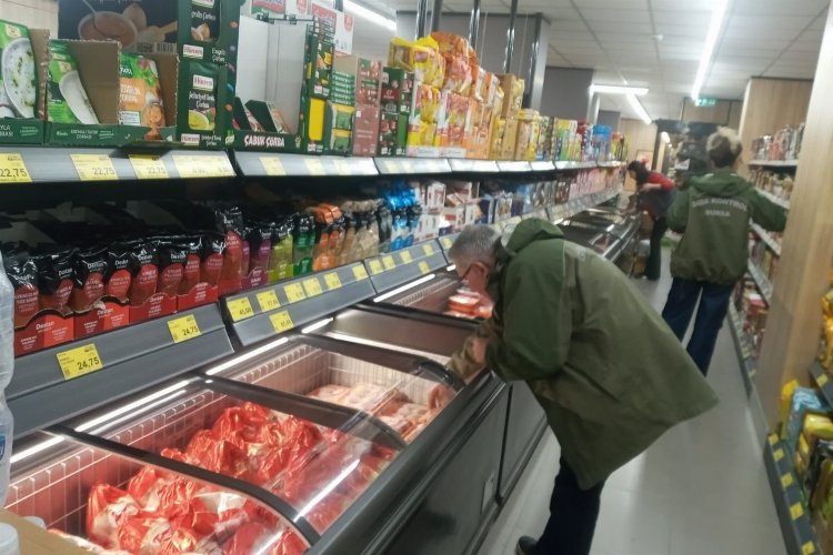 Bursa'da yılbaşı öncesi gıda güvenliği denetimi -