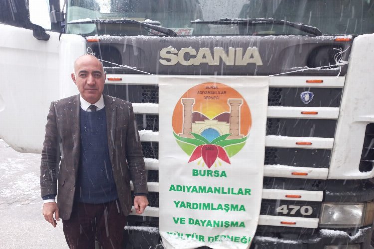 Bursa'dan Adıyaman'a yardım köprüsü -