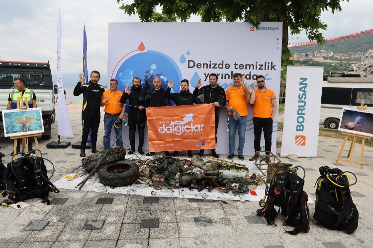 Bursa Gemlik'te 'Temiz Deniz' farkındalığı -