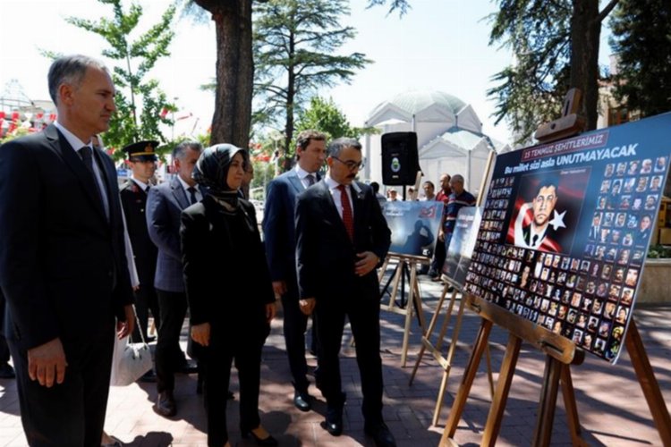 Bursa İnegöl'de 'Milletin Zaferi' sergilendi -