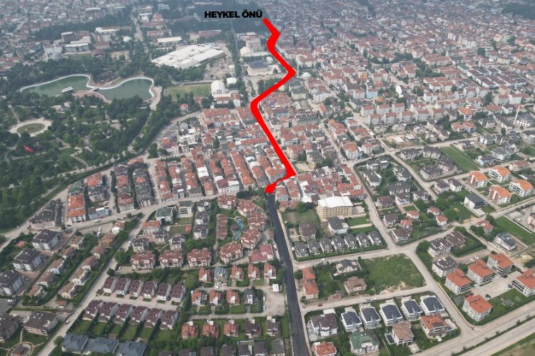 Bursa İnegöl'de Park Caddesi'nde asfaltı sil baştan -