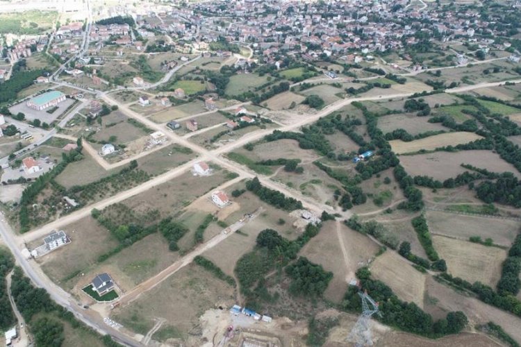 Bursa İnegöl'de Yeniceköy'de yeni yol hattı -