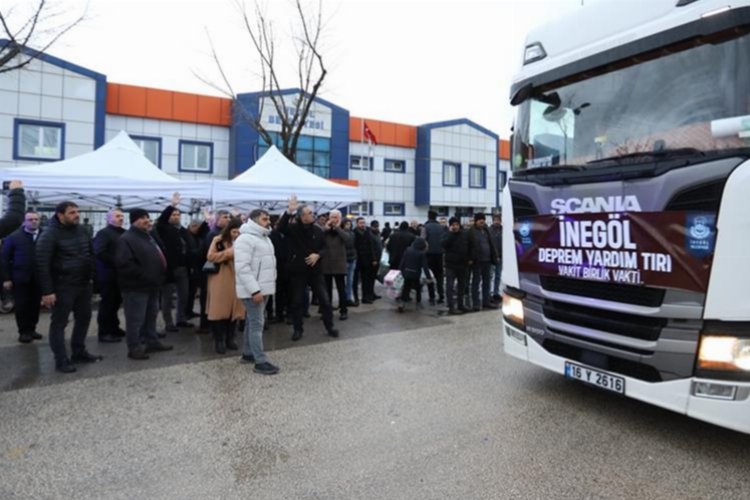 Bursa İnegöl’den deprem bölgelerine yardım eli -