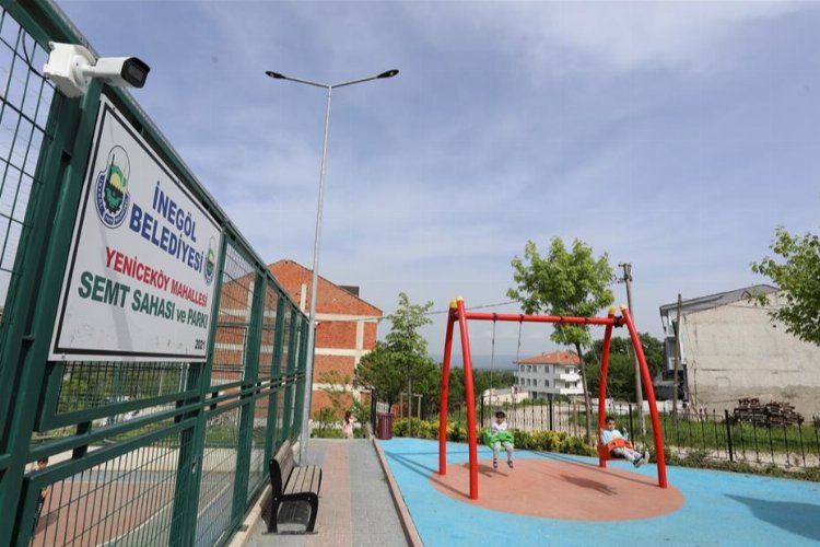 Bursa İnegöl güvenli parklarla donatılıyor -