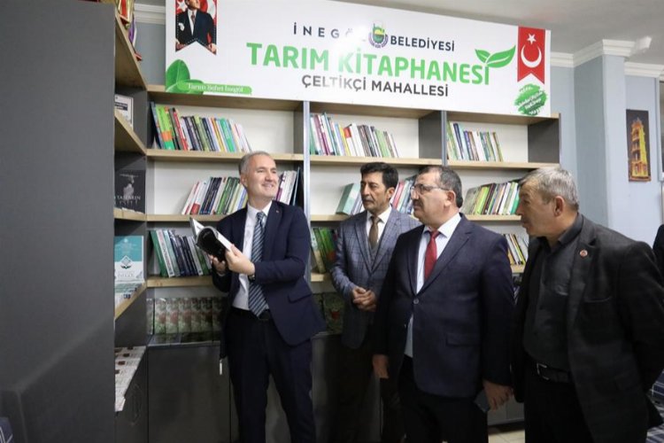 Bursa İnegöl’ün 2. Tarım Kitaphanesi açıldı -