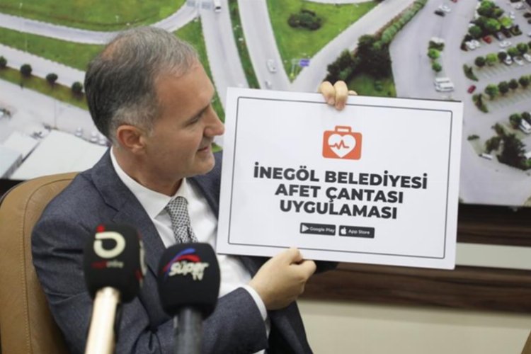 Bursa İnegöl'ün 'afet çantası' uygulaması ilgi görüyor -