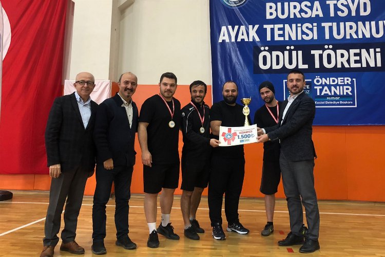 Bursa Kestel Ayak Tenisi'nde 'Online' şampiyon