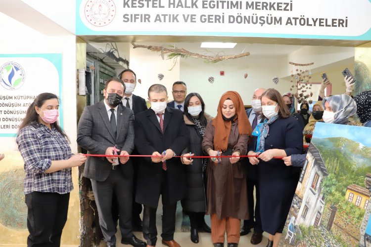 Bursa Kestel'e 'sıfır atık ve geri dönüşüm' kütüphanesi -