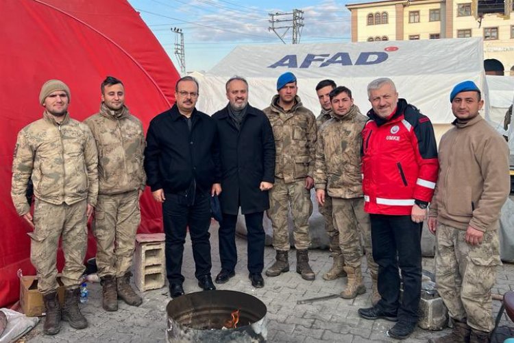 Bursa, koordinasyon için Hatay'a görevlendirildi -