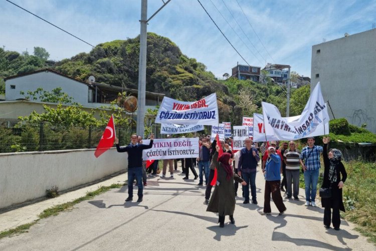 Bursa Mudanya'da kırsal sahillerden 'Yıkımları durdurun' sesleri yükseldi -