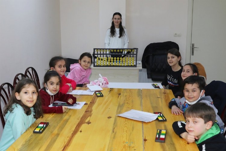 Bursa Mudanya'da çocuklara ücretsiz mental aritmetik -