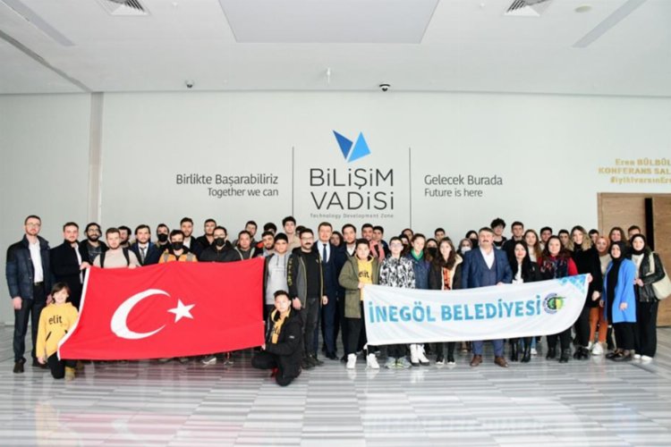 Bursa İnegöl Bilişim Vadisinde Baykoca projelerinin sunumu yapıldı -