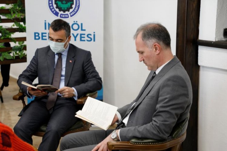 Bursa İnegöl'de Kütüphaneler Haftası okuma etkinliği ile başladı -