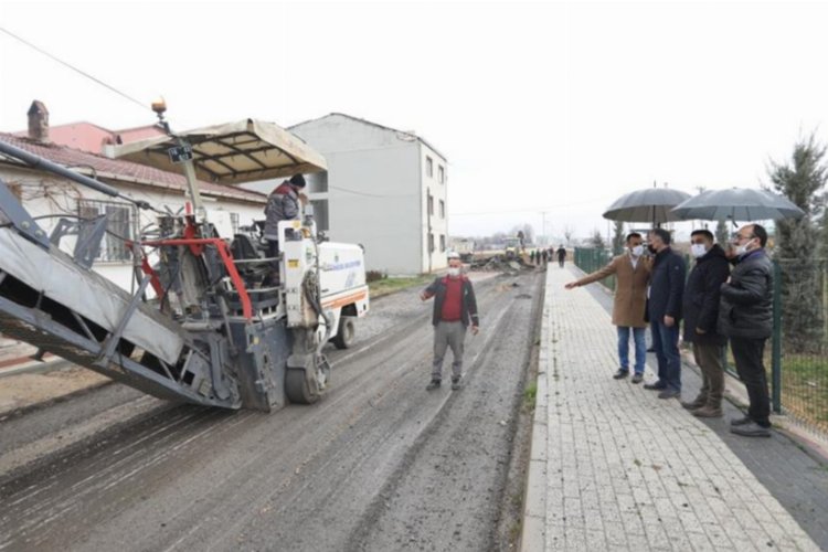 Bursa İnegöl'de merkez ve kırsalda yol hamlesi -