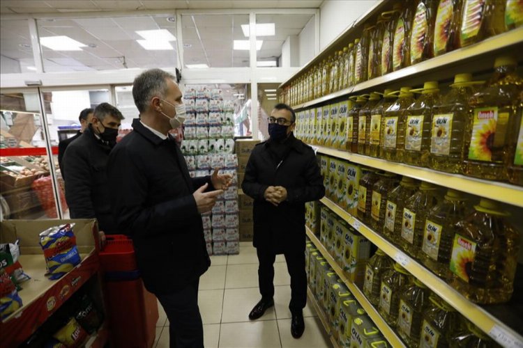 Bursa İnegöl'de protokol marketleri denetledi -