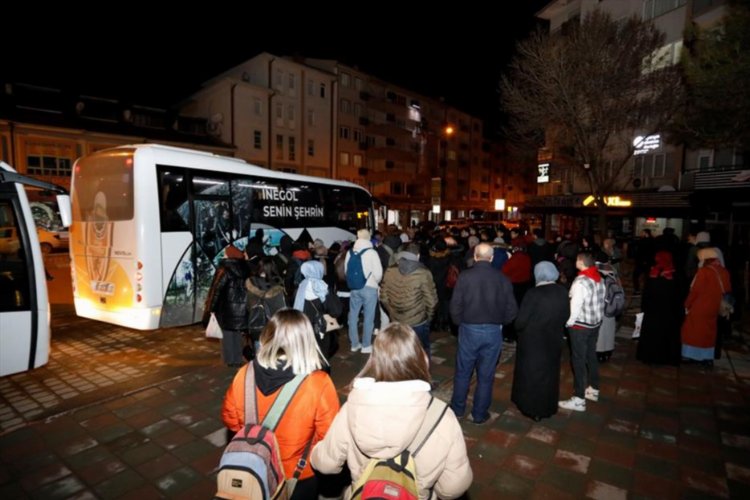 Bursa İnegöl'den Çanakkale Kafilesi uğurlandı -