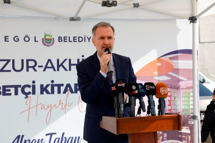 Bursa İnegöl'ün Nöbetçi Kitaphanesi açıldı -