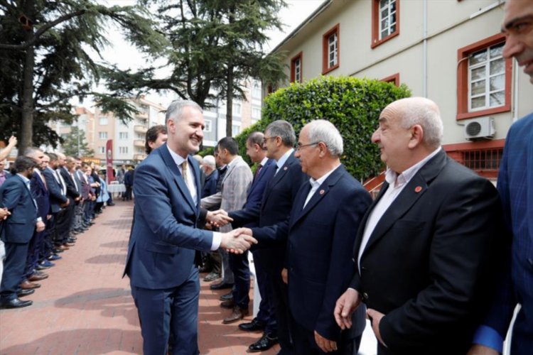 Bursa İnegöl Protokolü bayramlaşma töreninde bir araya geldi -