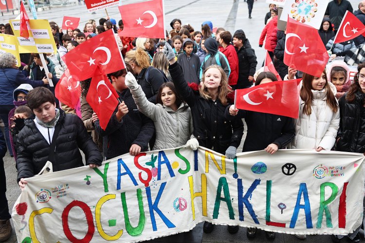 Bursa Nilüfer’de söz çocukların -